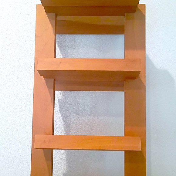 Very Rare Unused Hi-End Bang & Olufsen Solid Wood CD Rack, Leaning Type - Picture 9 of 16